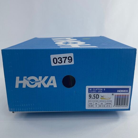 Hoka One One M CLIFTON 9 1127895/EPFR | Men's 9.5D | NEW - Picture 11 of 11
